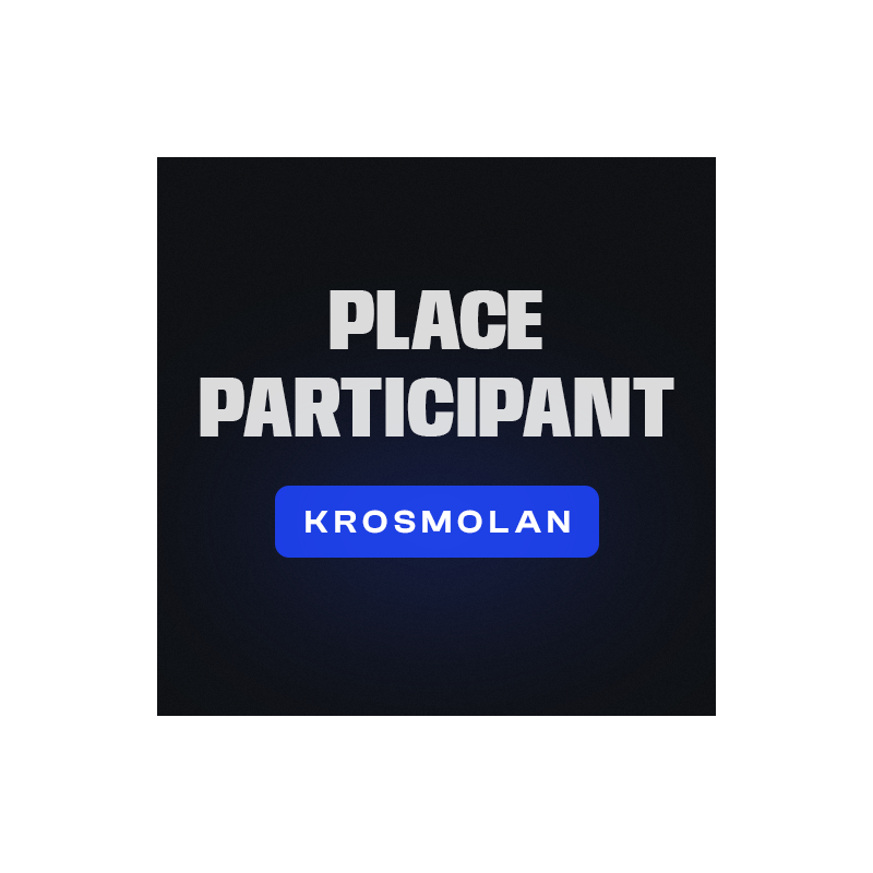KROSMOLAN - Place participant