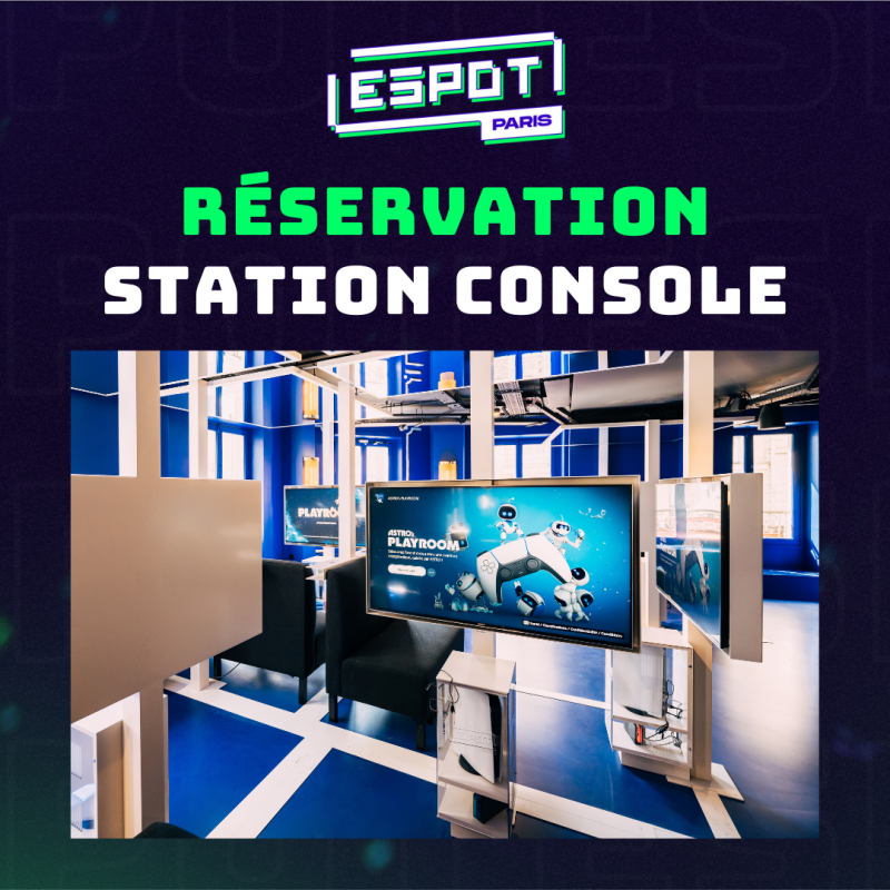 Réservation station console (2 heures)
