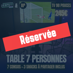 Réservation table 7 pers...
