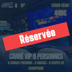 Réservation VIP 8 pers...