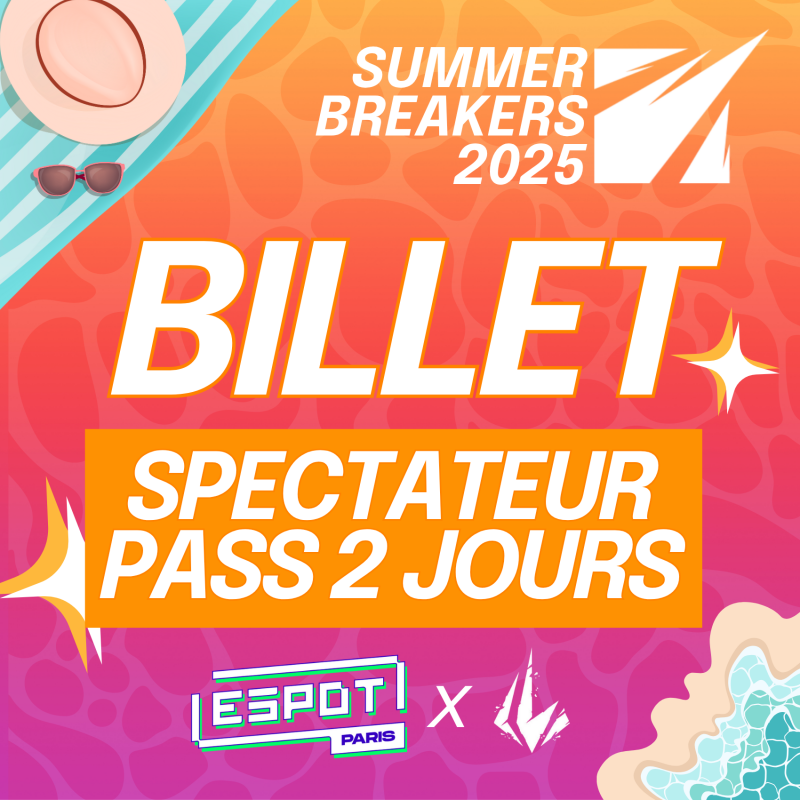 copy of entrée spectateur pass 1 jour : summer breakers