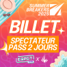 copy of entrée spectateur pass 1 jour : summer breakers
