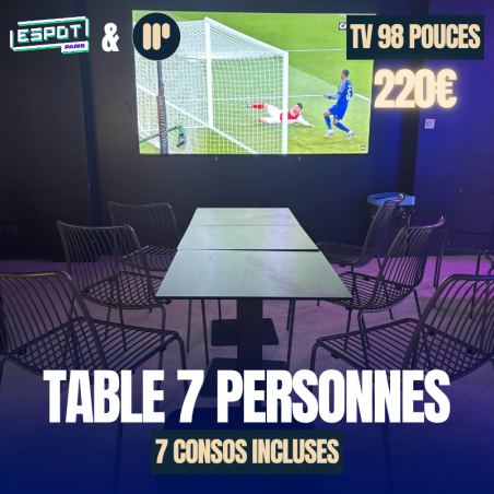 Réservation table 7 pers (Marquinhos)