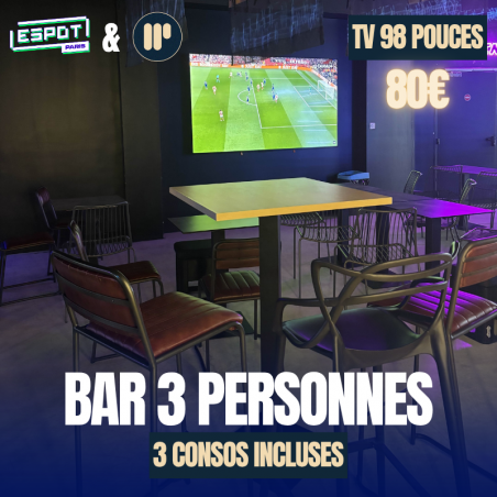 Réservation table 3 pers (Barcola)