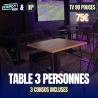Réservation table 3 pers (Nuno)