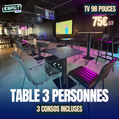 copy of Table 2 personnes : Watchparty PSG vs INTER