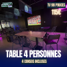 Réservation table 4 pers (Fabian) - FOOT