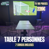 Réservation table 7 pers (Marquinhos) - FOOT