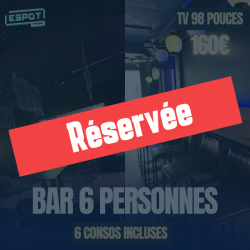 copy of Table 2 personnes : Watchparty PSG vs INTER