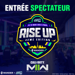 Entrée spectateur : Rise Up 4